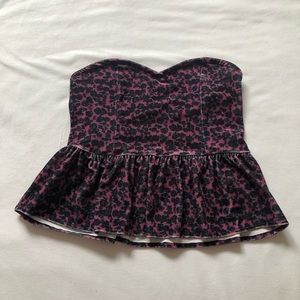 Urban outfitters velvet top